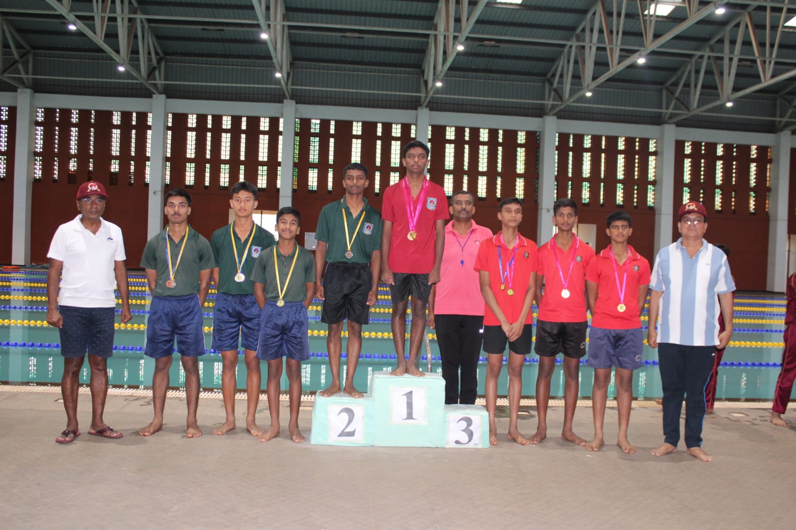Medal and Trophy Distribution - Interhouse Swimming Competition 