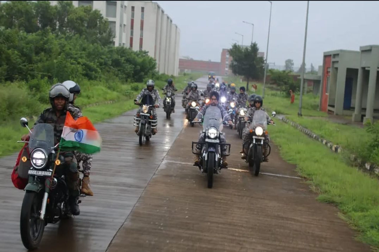 Bike Rally by Indian Air Force